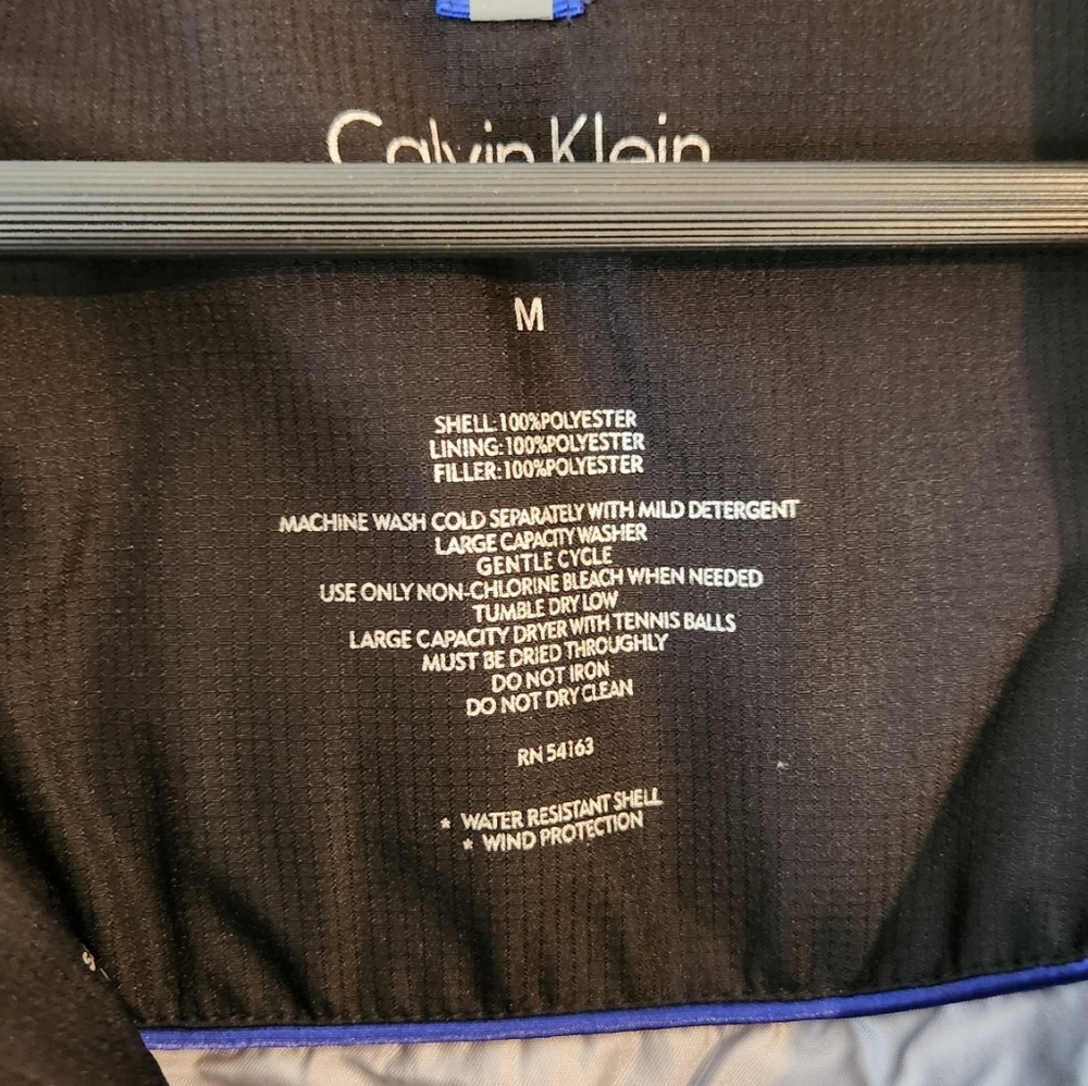 Calvin Klein Medium Weight Winter Jacket Black Ho… - image 8